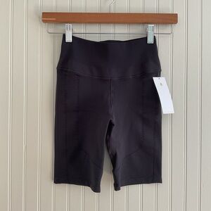 Spiritual Gangster x Soul Cycle Ribbed Seamless Bike Shorts NWT